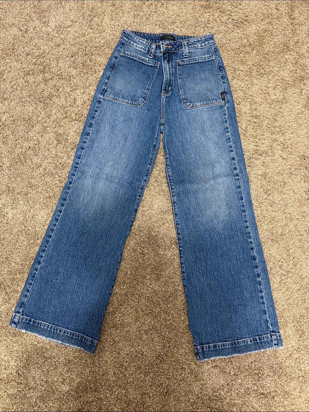 Silver Jeans Vintage Patch Pocket Wide Leg